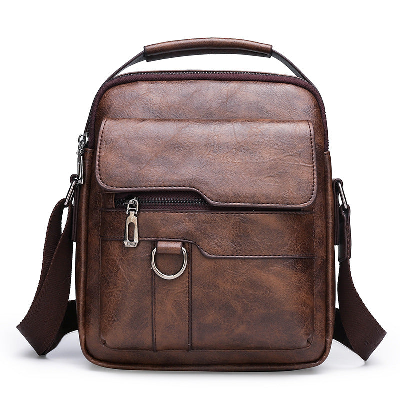 【Cumpără 1 primești 1 gratis】👜 Geantă De Modă Casual Din Piele De Vacă Pentru Bărbați