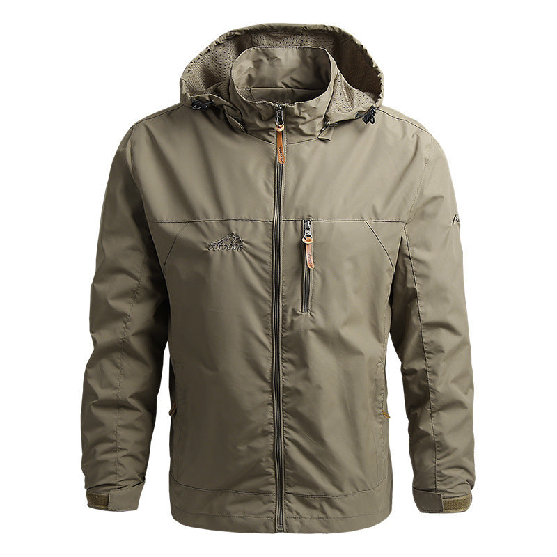 Rozmiary M–5XL 🧥 Męska kurtka outdoorowa z kapturem, luźny krój, oferta ograniczona czasowo