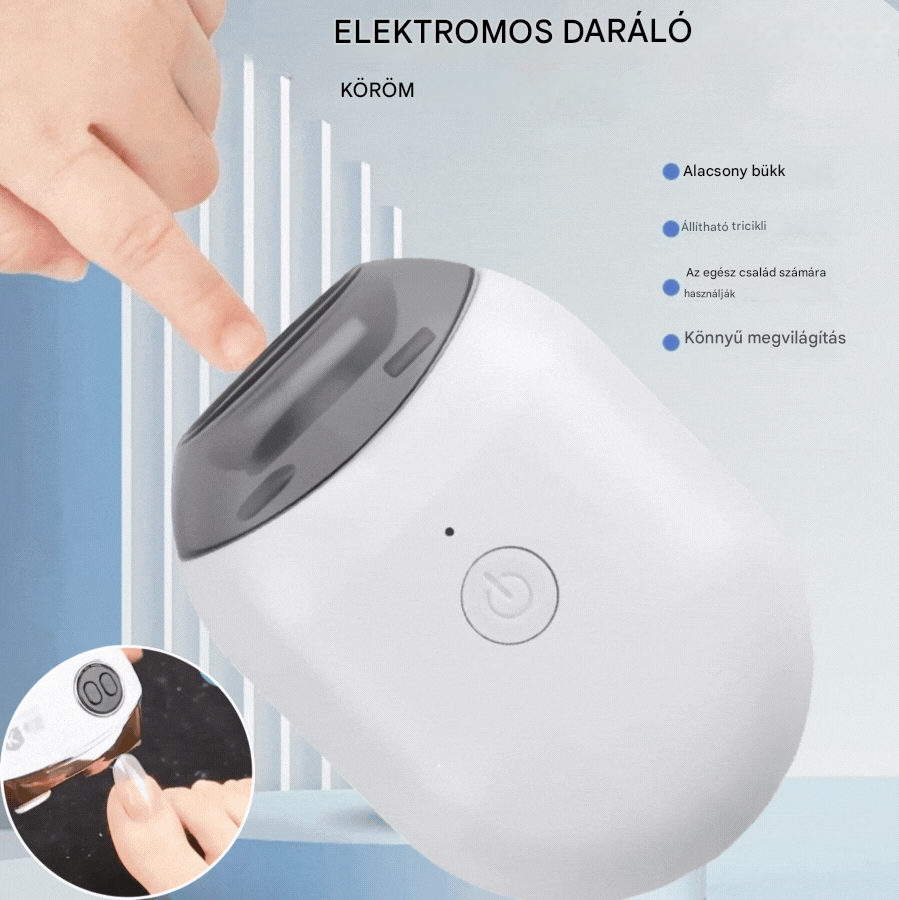 💅 Vásárolj egyet, kapsz egyet ingyen! ✨ Automatikus körömreszelő, biztonságos és gyengéd ápolás a körmeidnek 👶🔧