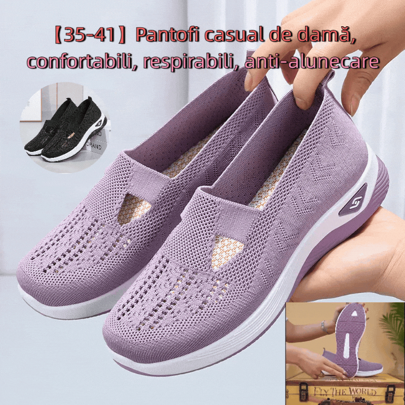 😍👟【35-41】Pantofi casual de damă, confortabili, respirabili, anti-alunecare