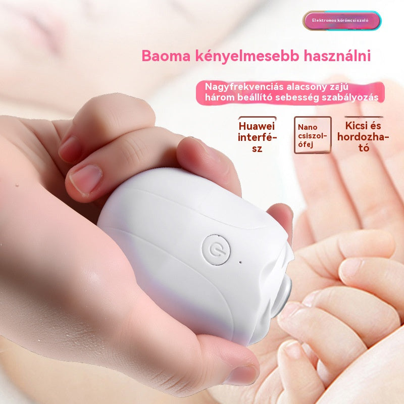 💅 Vásárolj egyet, kapsz egyet ingyen! ✨ Automatikus körömreszelő, biztonságos és gyengéd ápolás a körmeidnek 👶🔧