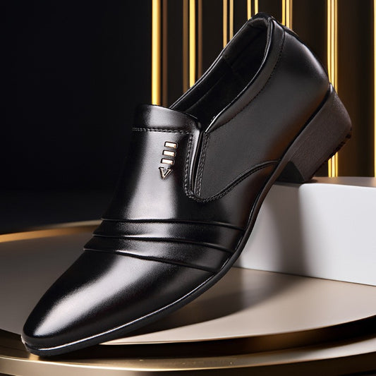 【38-48】 Új férfi bőr üzleti cipők