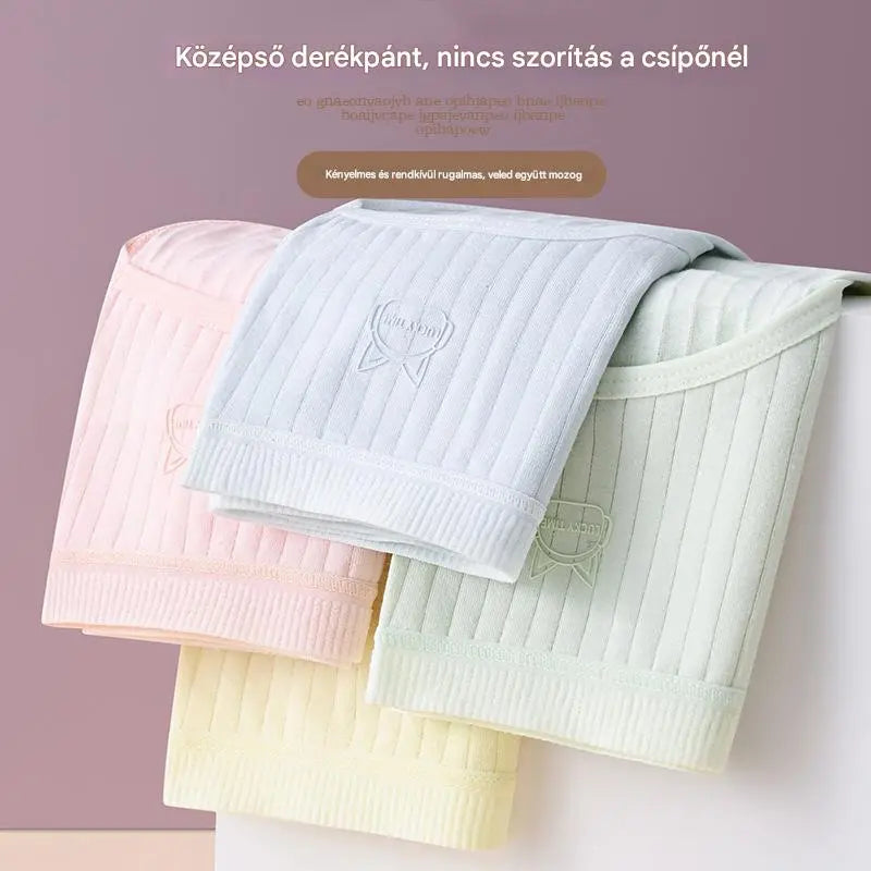 💓(7 db) Utolsó nap 60% kedvezménnyel-- Női egyszerű és fejlett antibakteriális fehérnemű magas derékkal, 35-90kg súlyú nők számára
