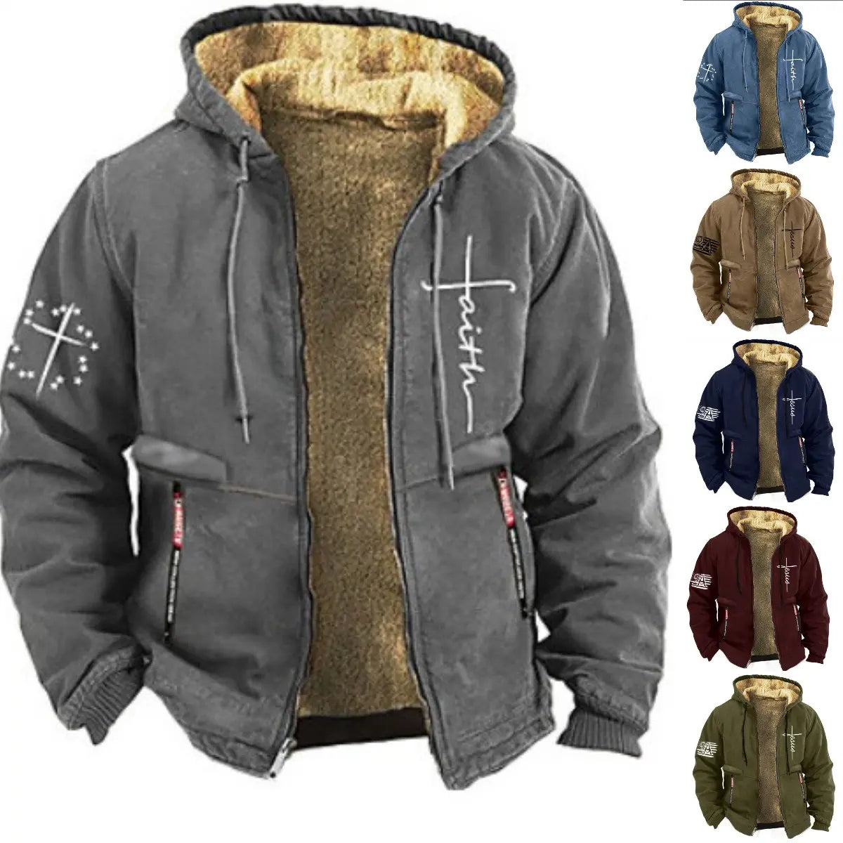 ✨50% popusta【S-3XL】Moderna muška, meka, topla, deblja lagana jakna od baršuna za jesen i zimu.