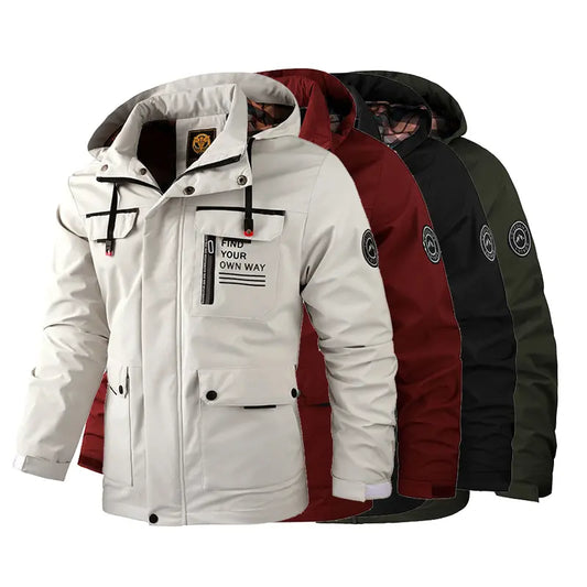 🔥【M~4XL】Nueva chaqueta impermeable y cortavientos para hombre para senderismo al aire libre (modelo 2026) - ¡Compra una y llévate la segunda a mitad de precio!