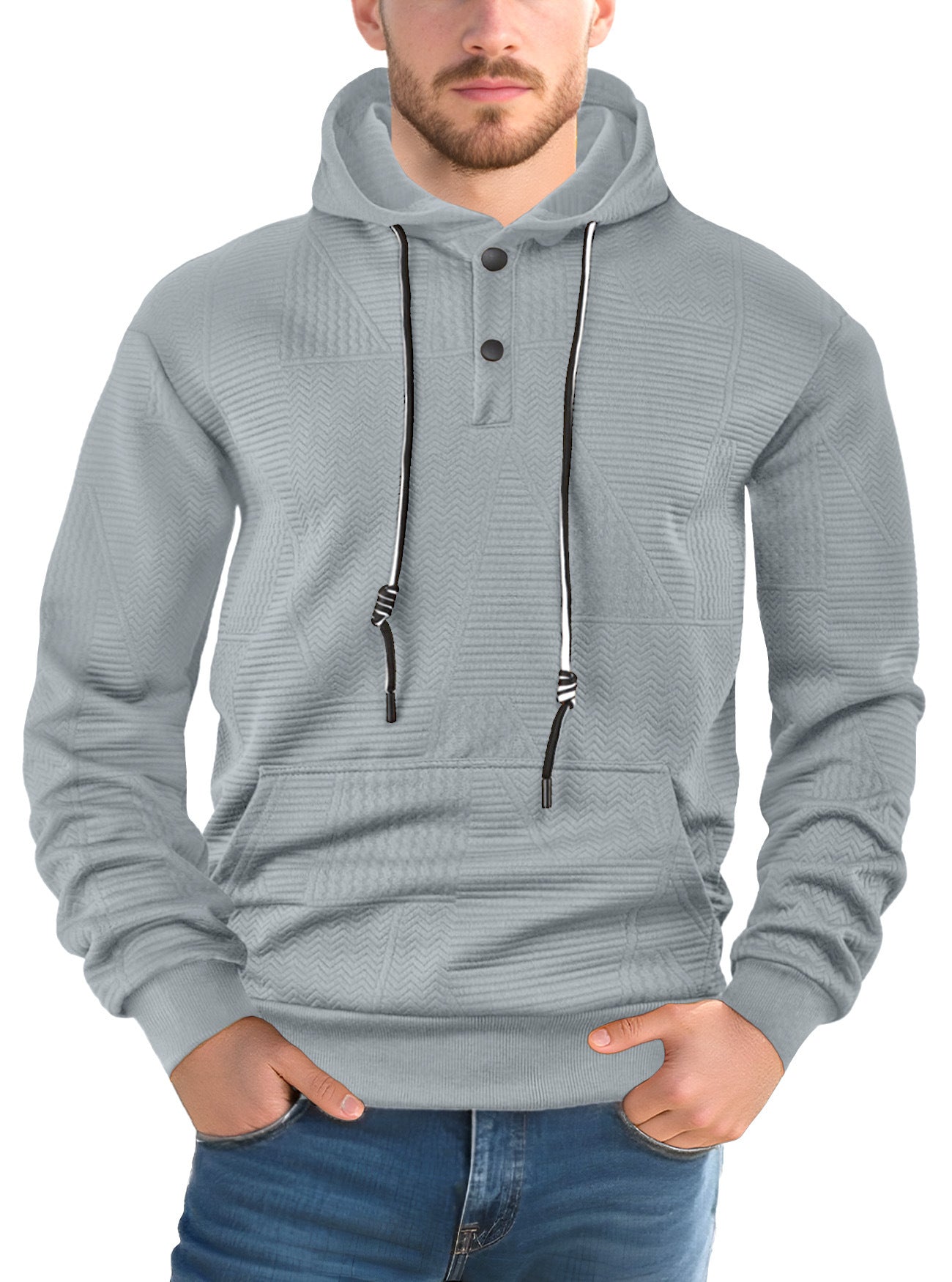 【S-3XL】Nowa męska luźna bluza z kapturem na jesień/zimę
