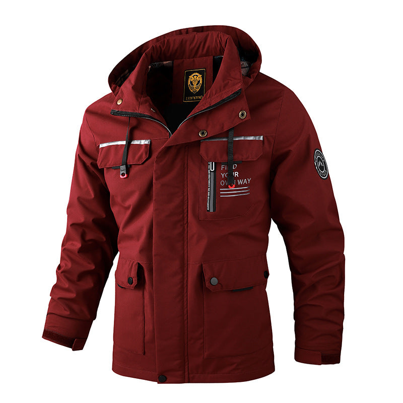 🔥【M~4XL】Nueva chaqueta impermeable y cortavientos para hombre para senderismo al aire libre (modelo 2026) - ¡Compra una y llévate la segunda a mitad de precio!