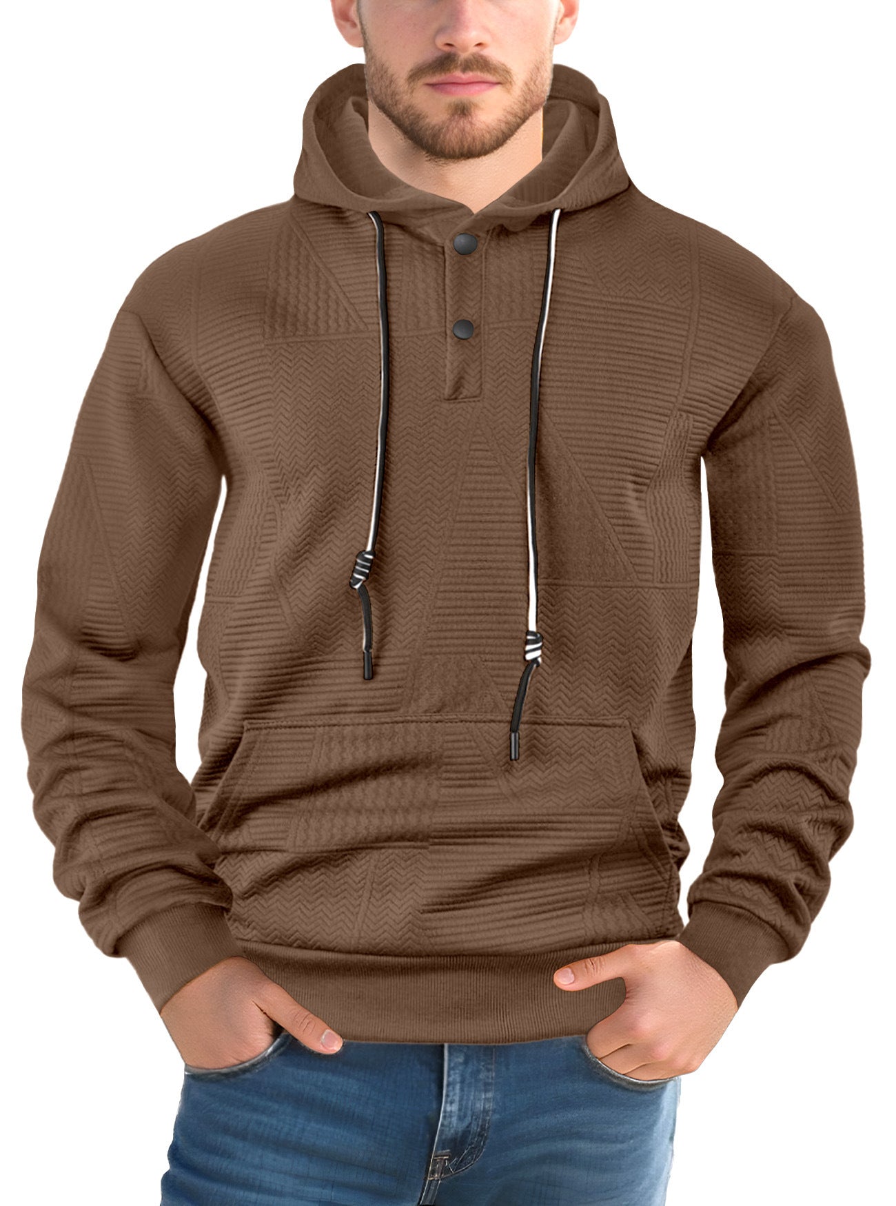 【S-3XL】Nowa męska luźna bluza z kapturem na jesień/zimę