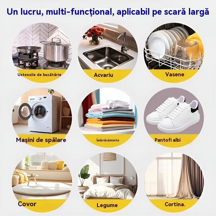 🎁【60 de bucăți】【Cele mai recente cercetări și dezvoltări din Japonia】Tablete efervescente de curățare multifuncționale