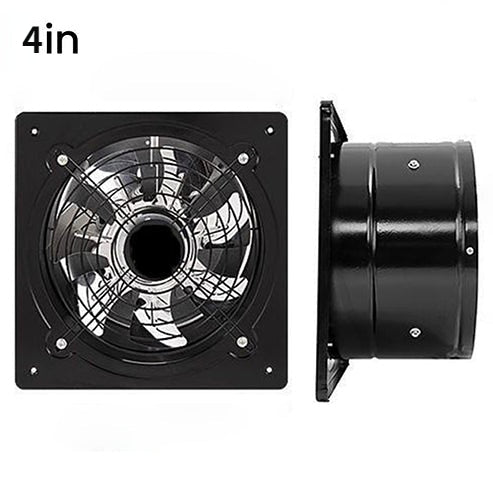 【4 inci】【15*15cm】Ventilator de evacuare puternic pentru uz casnic