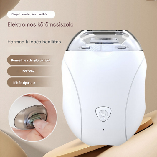 ✂️💅 Multifunkcionális elektromos körömvágó, elektromos körömvágó becsípődésvédelemmel