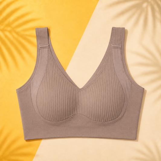 😍【4 kusy】Bezšvová pohodlná push-up podprsenka ❤️【40-95 kg】