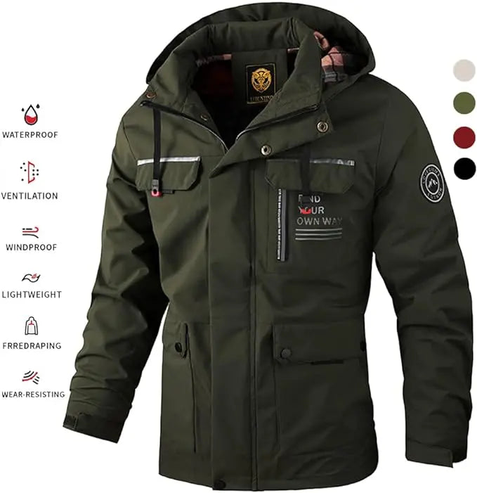 🔥🔥【50% popusta】【M-6XL】✨2026 Nova muška debela topla vjetrootporna vodootporna jesensko-zimska jakna
