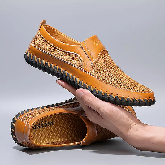 【38-48】👞 Pantofi sport bărbătești noi, din plasă zburătoare, pentru primăvară și vară, cu mărimi mari, rezistenți la transpirație și mirosuri, respirabili și confortabili