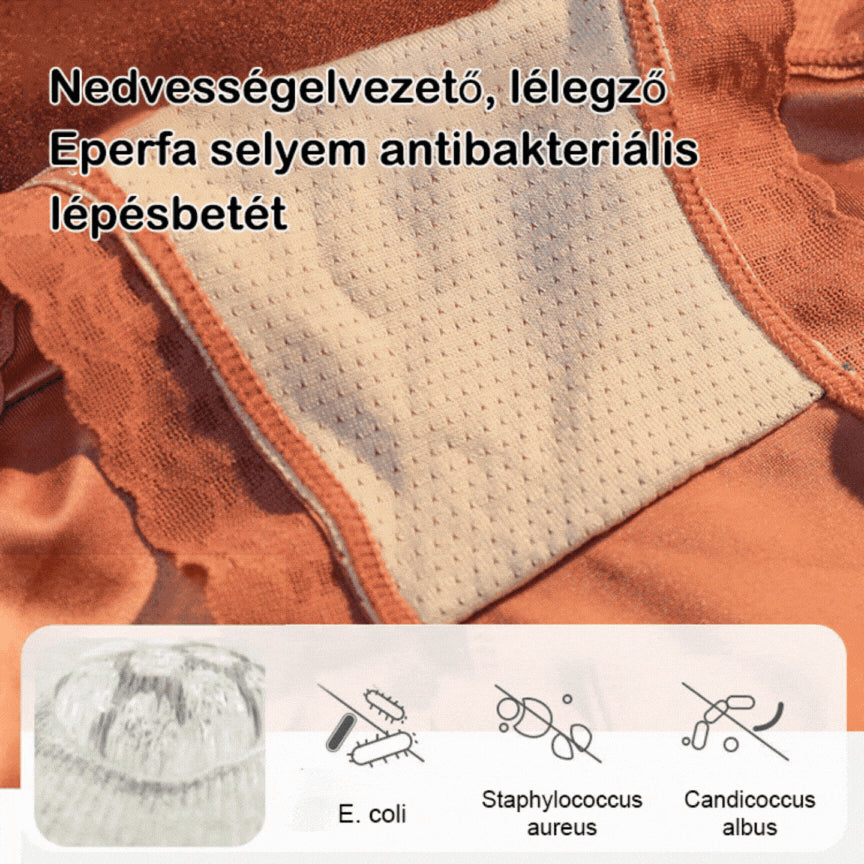 ✨✨✨【6 darab】Magas derekú, kényelmes és légáteresztő női alsónadrág