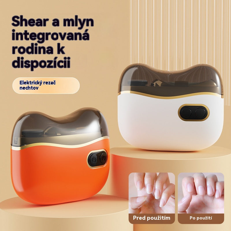 ✂️💅🔥[2 kusy 720 Kč——Průměrná cena za kus: 360 Kč] Multifunkční elektrická bruska na nehty, elektrické kleštičky na nehty s ochranou proti svírání