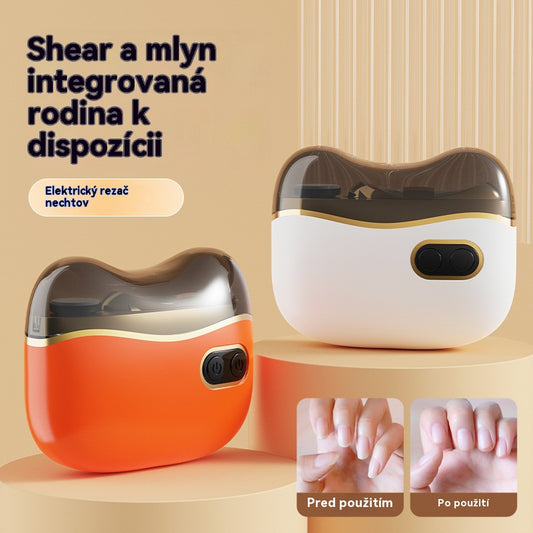 ✂️💅🔥[2 kusy 720 Kč——Průměrná cena za kus: 360 Kč] Multifunkční elektrická bruska na nehty, elektrické kleštičky na nehty s ochranou proti svírání