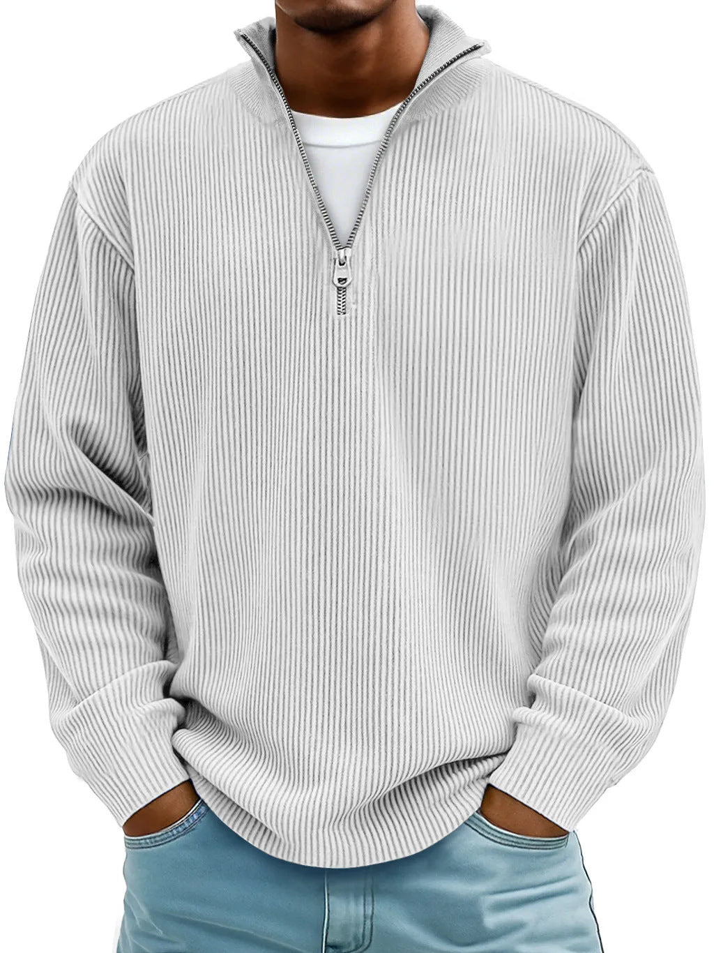 🔥【S-5XL】Nueva sudadera de hombre con cuello alto, otoño/invierno 2026