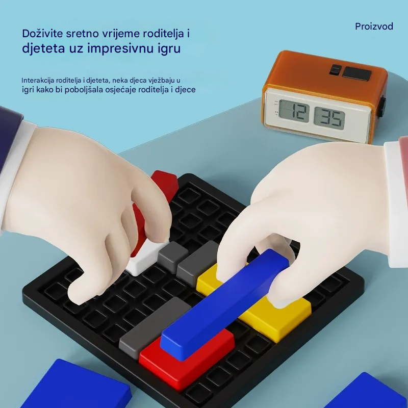 🧒Edukativne zagonetke za djecu, trening logičkog razmišljanja, građevni blokovi, edukativne igračke