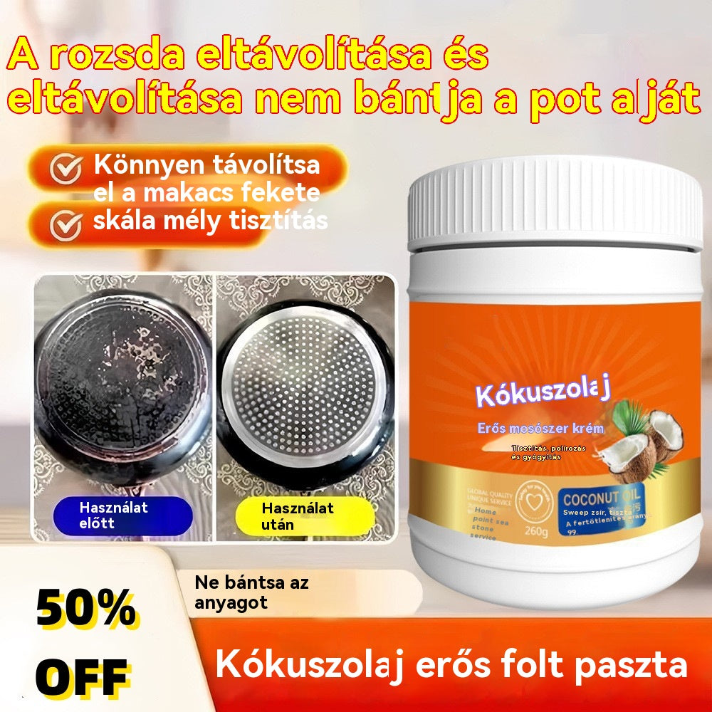 【Vásárolj 2-t, és kapsz még 2-t ajándékba】Multifunkciós háztartási tisztítókrém olaj, rozsda és vízkő eltávolítására.