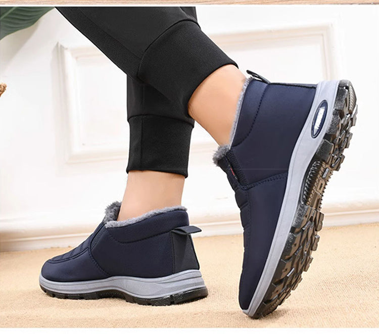 🔥【35-48】Unisex χειμερινές μπότες με βελούδινη επένδυση - ζεστές, άνετες και αντιολισθητικές για κρύο καιρό.