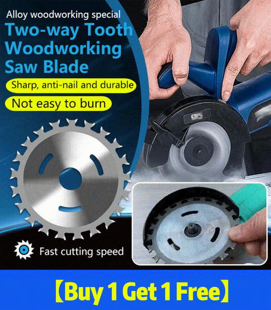 ⚙️🔨【Cumpărați 1 și primiți 1 gratuit】🔥 Lamă de ferăstrău dublu din aliaj pentru prelucrarea lemnului