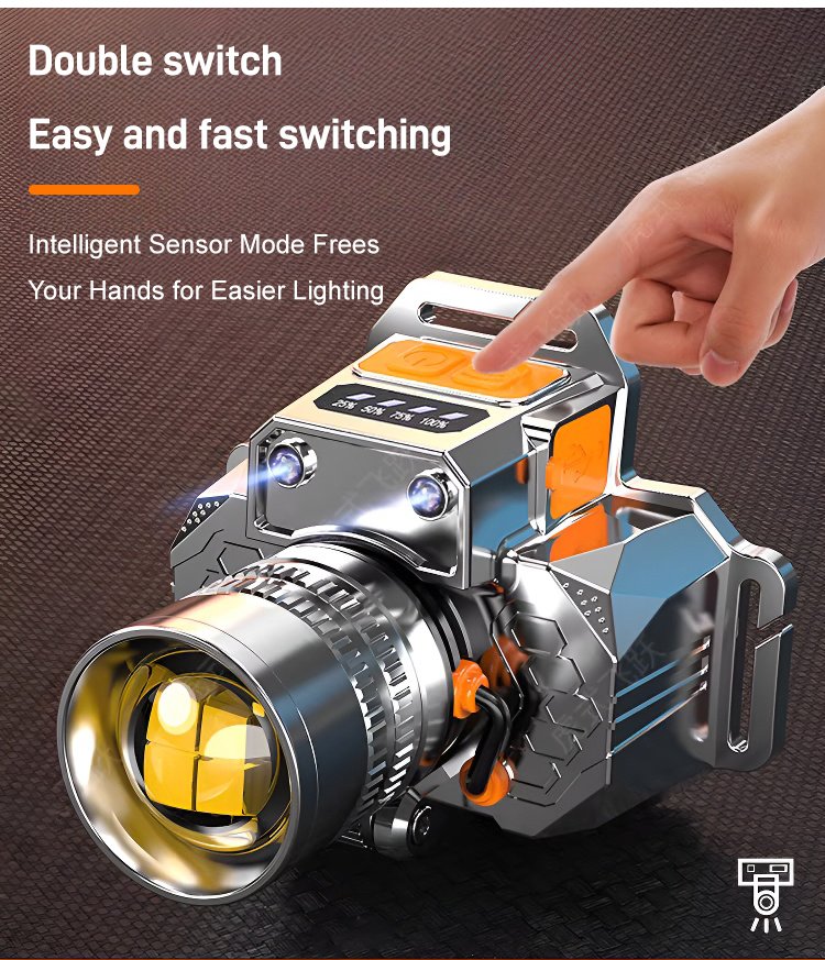 🔥Kültéri LED fényszórók nagy fényerővel és zoommal