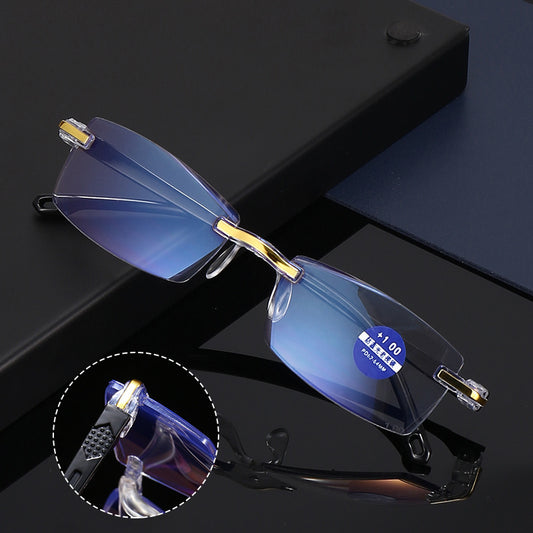 【💥30% OFF】👓Ochelari portabili de lectură anti-lumină albastră de înaltă rezistență