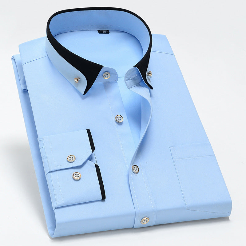 👕 Modă casual nouă de toamnă și iarnă, cămăși business bărbătești confortabile și respirabile
