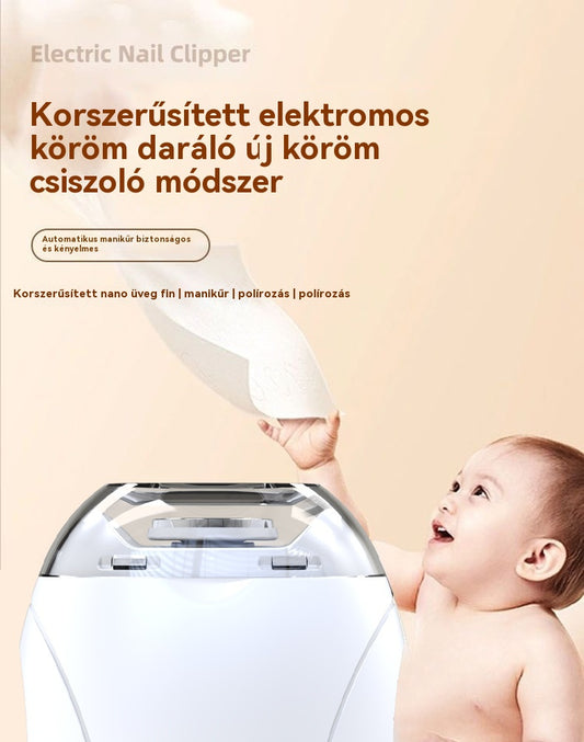 ✂️💅 Multifunkcionális elektromos körömvágó, elektromos körömvágó becsípődésvédelemmel