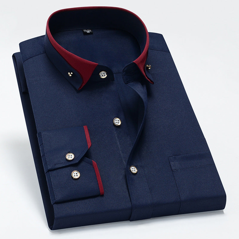 👕 Modă casual nouă de toamnă și iarnă, cămăși business bărbătești confortabile și respirabile