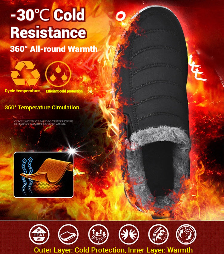 🔥【35-48】Unisex téli csizma plüss béléssel - meleg, kényelmes és csúszásmentes hideg időjárásra
