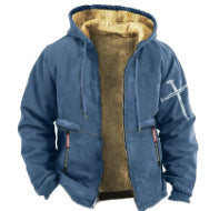 ✨50% popusta【S-3XL】Moderna muška, meka, topla, deblja lagana jakna od baršuna za jesen i zimu.