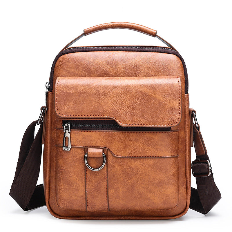 【Cumpără 1 primești 1 gratis】👜 Geantă De Modă Casual Din Piele De Vacă Pentru Bărbați