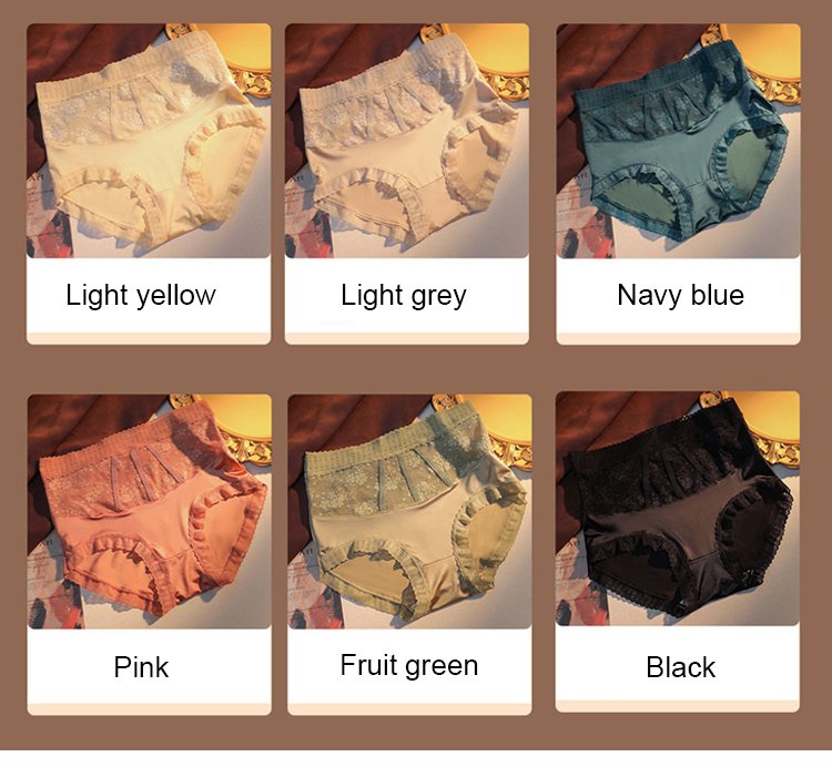 ✨✨✨【6 darab】Magas derekú, kényelmes és légáteresztő női alsónadrág